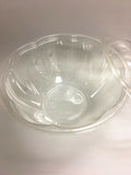 32oz Plastic Clear Rose Salad Bowls Poke Bowl To-Go Cold Food Container 150/pack