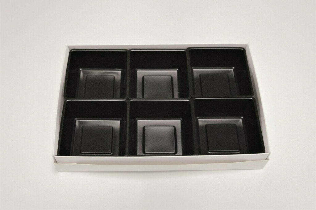 225/pack Paper box with 6 PCs and 4 PCs inner tray moon cake box with lids