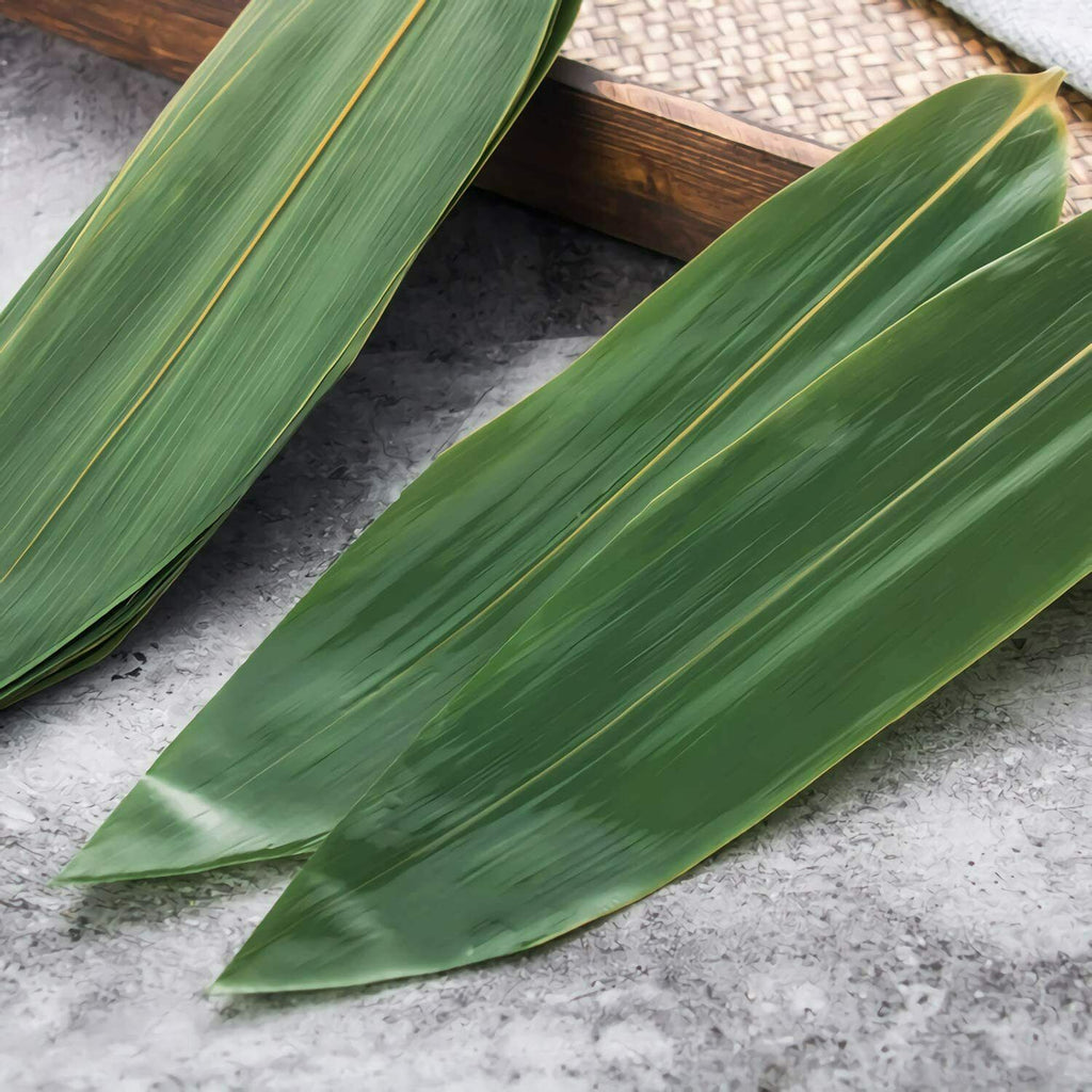 BL-32 Bamboo Leaves Decoration for Sushi Vacuum Packed Fresh 100pcs